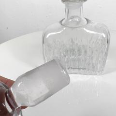 1940s Art Deco Lovely Leaded Glass Crystal Decanter w Stopper - 3122270