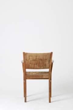 1940s Beech and Rope Armchair - 1520423