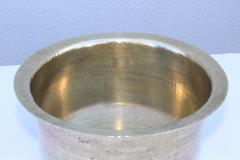 1940s Brass Hammered English Bowls - 905427