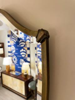 1940s Brass Shield Mirror - 2267257