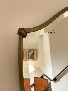 1940s Brass Shield Mirror - 2267258