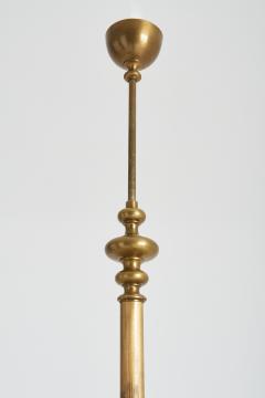 1940s Brass and Glass Ceiling Light - 2037384