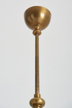 1940s Brass and Glass Ceiling Light - 2037385