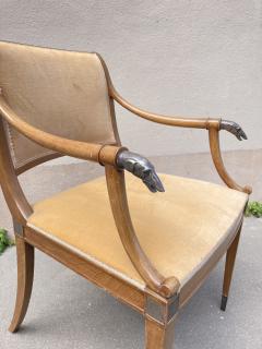 1940s Desk arm chair attributed to Lucien Rolin - 3668909