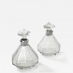 1940s Etched Glass Decanters - 2906117