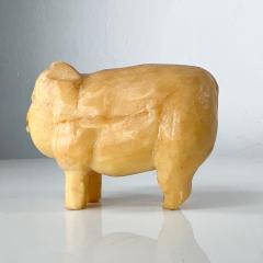 1940s Folk Art Modern Vintage PIG Castile Soap Sculpture Carving - 2848874