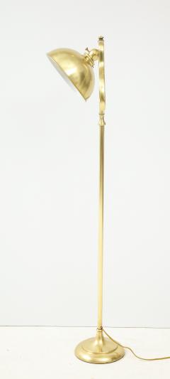 1940s French Brass Floor Lamp - 1866745