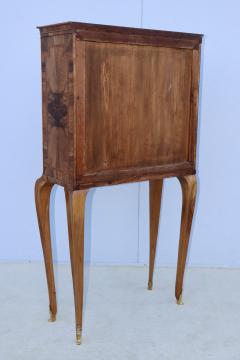 1940s French Burl wood Tall Bar Cabinet - 3885093