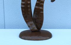 1940s French Copper Flower Table Lamp - 2215813