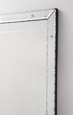 1940s French Full Length Pie Crust Mirror - 1663545