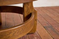 1940s French Oak Coffee Table - 4607382