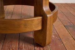 1940s French Oak Coffee Table - 4607385