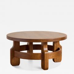 1940s French Oak Coffee Table - 4607913