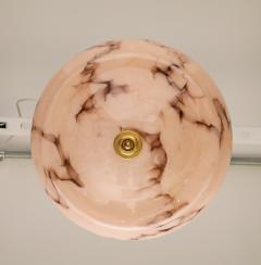 1940s French Petite Glass And Brass Pendant - 4579848