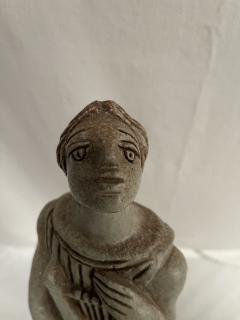 1940s French ceramic sculpture signed Bab - 4031265