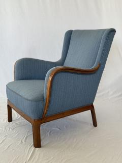 1940s Frits Henningsen Lounge Chair and Footstool - 3869145