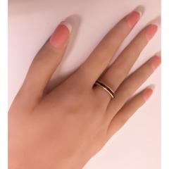 1940s Gold and Ruby channel set Eternity Band  - 1072283