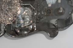 1940s Hollywood Regency Smoke and Clear Mirror - 3117925