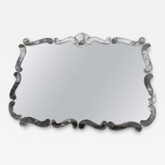 1940s Hollywood Regency Smoke and Clear Mirror - 3124021