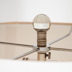 1940s Hollywood Regency Translucent Cut Crystal Table Lamp with Acanthus Details - 1483834
