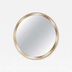 1940s Italian Large Illuminated Wooden Mirror - 2360279