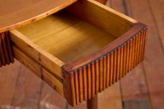 1940s Italian Oak Table w Drawers - 4060113