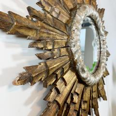 1940s Italian Wooden Sunburst Mirror - 3039836