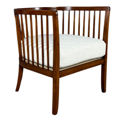 1940s Italian pair exceptional spindle back armchairs - 4141221