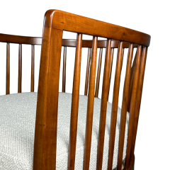 1940s Italian pair exceptional spindle back armchairs - 4141222