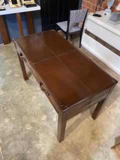 1940s Mid Century Italian Leather Desk - 2599420