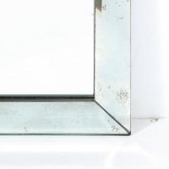 1940s Mid Century Serifed Arch Form Mirror with Smoked Antiqued Mirror Borders - 2909619