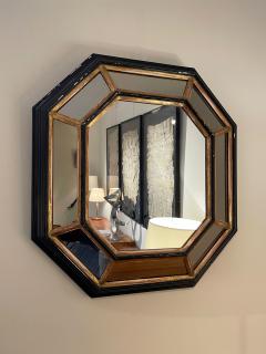 1940s Octagonal Cushioned Mirror - 2043082