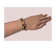 1940s Retro 14K Rose Gold Bracelet - 534563