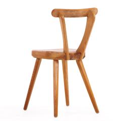1940s Swedish Brutalist Pine Dining Chairs Set of 4 - 4571094