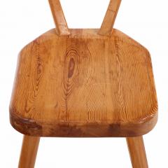 1940s Swedish Brutalist Pine Dining Chairs Set of 4 - 4571100