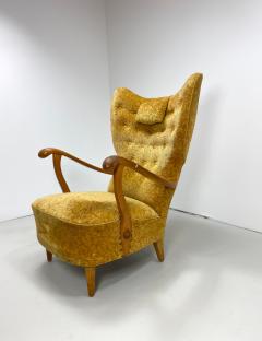 1940s Swedish Highback Lounge Chair - 2245424