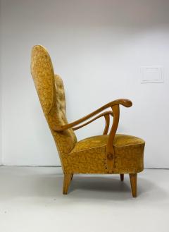 1940s Swedish Highback Lounge Chair - 2245434