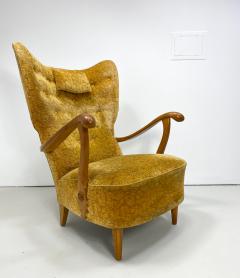 1940s Swedish Highback Lounge Chair - 2245437