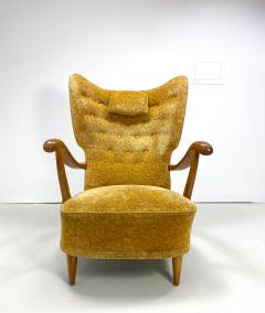 1940s Swedish Highback Lounge Chair - 2245441