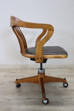 1940s Swivel Desk Chair in Oak Wood - 3525036