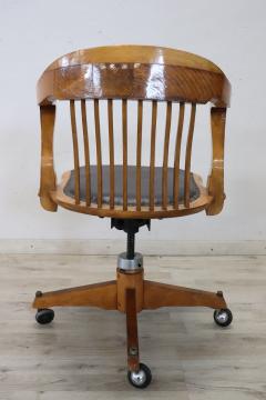 1940s Swivel Desk Chair in Oak Wood - 3525037