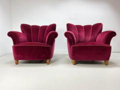 1940s Vintage Swedish Lounge Chairs a Pair - 2302102