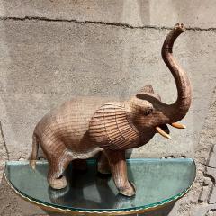 1940s Wicker Elephant Box After Mario Lopez Torres - 3480097