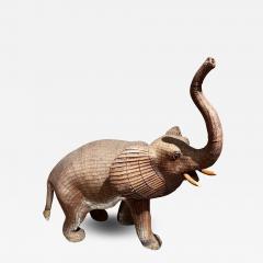 1940s Wicker Elephant Box After Mario Lopez Torres - 3482054