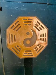 1940s Yin Yang Fireplace set in Wrought Iron Copper - 4437205