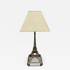 1940s metal Eiffel tower lamp - 3251499