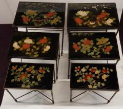 1950 1970 Pair of Series of 3 Nesting Tables - 2346640