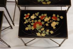 1950 1970 Pair of Series of 3 Nesting Tables - 2346655