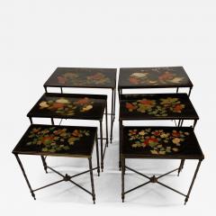 1950 1970 Pair of Series of 3 Nesting Tables - 2349617