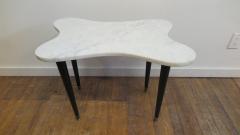 1950 Italian Biomorphic Marble Side Cocktail Table - 2192630